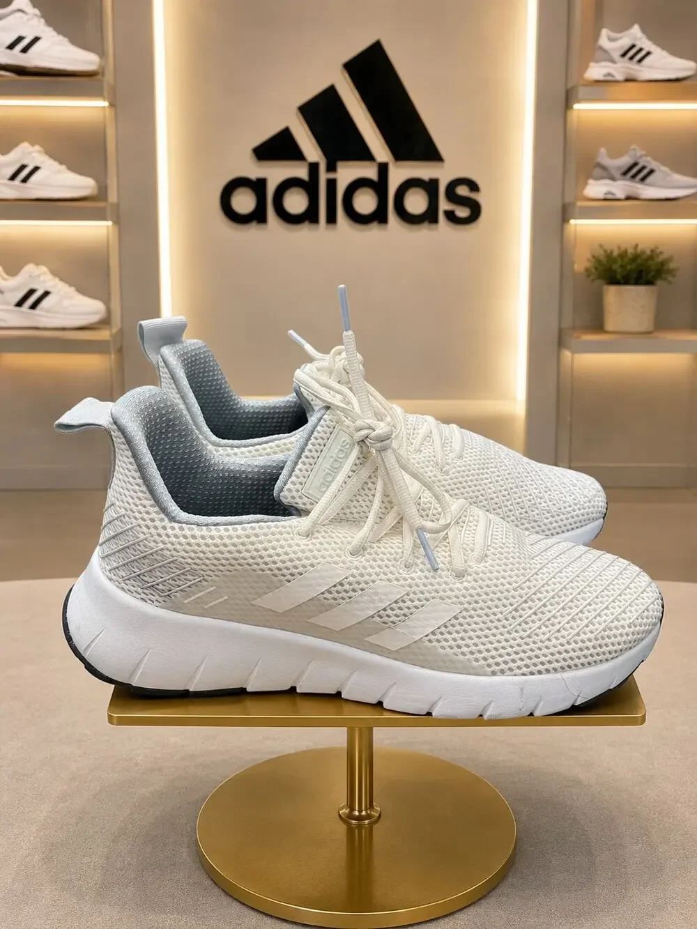 adidas F35569 Cloudfoam Lite Racer White Sneakers Women’s US 9.5